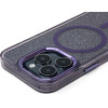 Wozinsky Glitter Case With Mag Safe For Samsung Galaxy S25 - Purple With Glitter - (Wozinsky Glitter Case Magsafe Samsung Galaxy S25 Purlpe)