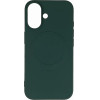 Wozinsky Liquid Silicone Case Magsafe For Samsung Galaxy S24 Fe - Green - (Wozinsky Liquid Silicone Case Magsafe Samsung Galaxy S24 Fe Dark green)