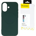 Wozinsky Liquid Silicone Case Magsafe For Samsung Galaxy S25 - Green - (Wozinsky Liquid Silicone Case Magsafe Samsung Galaxy S25 Dark green)