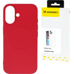 Wozinsky Liquid Silicone Case Magsafe For Samsung Galaxy S25 - Red - (Wozinsky Liquid Silicone Case Magsafe Samsung Galaxy S25 Burgundy)