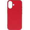 Wozinsky Liquid Silicone Case Magsafe For Samsung Galaxy S25 - Red - (Wozinsky Liquid Silicone Case Magsafe Samsung Galaxy S25 Burgundy)