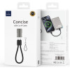 Wiwu ������� �������� Usb 2.0 Concise Usb C �� Lightning 30W 0.15m ����� - (Wi-C040)