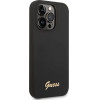 Guess GUHCP14XSlsmk Iphone 14 Pro Max 6.7'' black/Black Hard Case Silicone Vintage Gold Logo - (GUE002277-0)