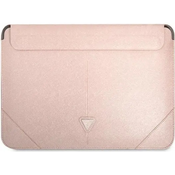 Guess Saffiano Triangle Logo Case For a 14 Laptop - Pink - (GUE001825-0)