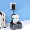 Orico 6626C3-C-V1 2-Drive Docking Station With Offline Clone Function 2.5/3.5 Sata HDD/Ssd - Gray - (ORICO-6626C3-C-V1-EU-GY-BP-HU)