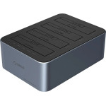Orico 6646C3-C 4-Drive Docking Station With Offline Clone Function 2.5/3.5 Sata HDD/Ssd - Gray - (ORICO-6646C3-C-EU-GY-BP-HU)