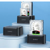 Orico 6819C3 Docking Station For 2.5/3.5 Sata HDD/Ssd - Black - (ORICO-6819C3-V1-EU-BK-BP-HU)