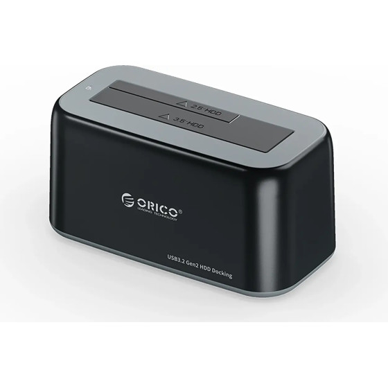 Orico 6819C3 Docking Station For 2.5/3.5 Sata HDD/Ssd - Black - (ORICO-6819C3-V1-EU-BK-BP-HU)