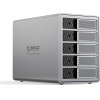 Orico 9858T3 5 Big Das Solution Prothunder Disk Array With Thunderbolt 3 For 5 x 2.5/3.5 Sata HDD/Ssd - Gray - (ORICO-9858T3-EU-GY-BP-HU)