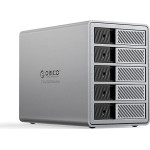 Orico 9858T3 5 Big Das Solution Prothunder Disk Array With Thunderbolt 3 For 5 x 2.5/3.5 Sata HDD/Ssd - Gray - (ORICO-9858T3-EU-GY-BP-HU)