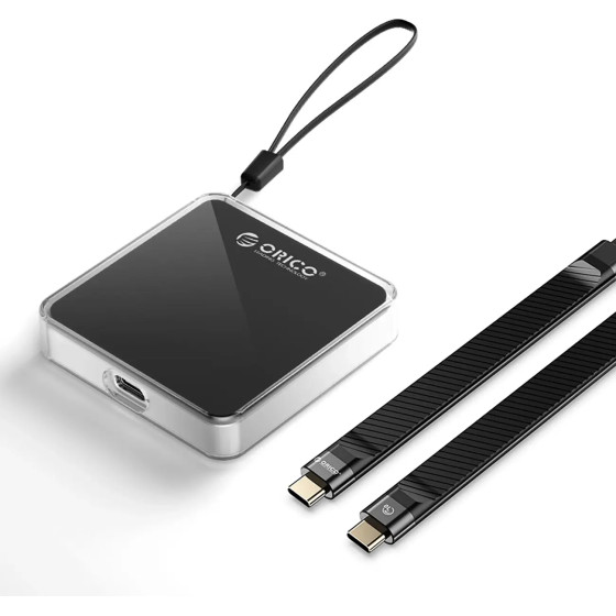 Orico AP30-G2 M.2 Nvme Magnetic Disk Drive Bay Magsafe USB-C 3.2 - Black - (ORICO-AP30-G2-BK-BP-HU)