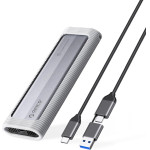 Orico AXM2F-V1 M.2 Ngff USB-C 5Gb/s Disk Drive - Gray - (ORICO-AXM2F-V1-GY-BP-HU)