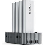 Orico IT48N-C 4-Disk Docking Station With M.2 Nvme Clone Function - Gray - (ORICO-IT48N-C-EU-GY-BP-HU)