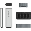 Orico IT48N-C 4-Disk Docking Station With M.2 Nvme Clone Function - Gray - (ORICO-IT48N-C-EU-GY-BP-HU)