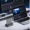 Orico IT48N-C 4-Disk Docking Station With M.2 Nvme Clone Function - Gray - (ORICO-IT48N-C-EU-GY-BP-HU)