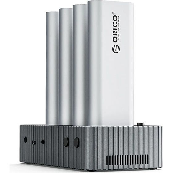 Orico IT48N-C 4-Disk Docking Station With M.2 Nvme Clone Function - Gray - (ORICO-IT48N-C-EU-GY-BP-HU)