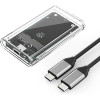 Orico TC10-Ms Msata USB-C 3.2 5Gb/s Disk Cartridge - Transparent - (ORICO-TC10-MS-GR-BP-HU)