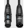 Ugreen AV130 66717 Audio Xlr (female) - Xlr (male) Cable For Microphone / Amplifier 2m - Black - (6957303827107)