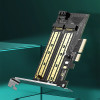 Ugreen Expansion Card Adapter Pcie 3.0 x4 To Ssd M.2 M-Key / M.2 B-Key Black (CM302) - (70504-ugreen)