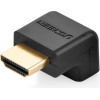Ugreen Hdmi Adapter Angle Connector Bottom Black (20109) - (20109-ugreen)