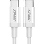 Ugreen US264 60519 USB-C / USB-C Pd Qc Afc Cable 1.5m - White - (60519-ugreen)
