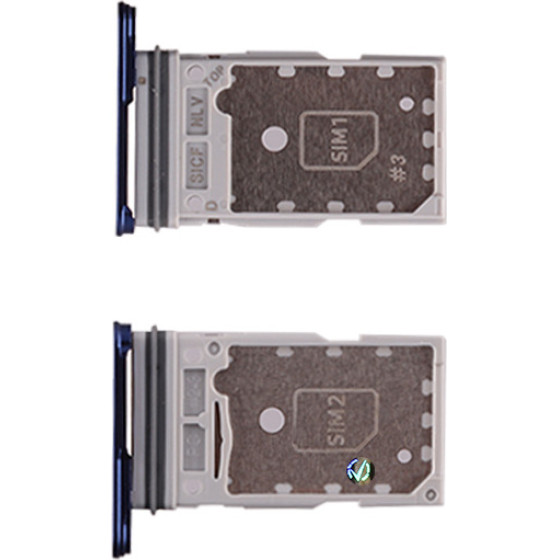 Samsung S25 5G S931/S25 Plus 5G S936 Dual Sim Card Holder Navy Original Service Pack - (GH98-49874D)