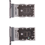 Samsung S25 5G S931/S25 Plus 5G S936 Dual Sim Card Holder Silver Original Service Pack - (GH98-49874A)