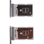 Samsung S25 Ultra 5G S938 Dual Sim Card Holder Silver Original Service Pack - (GH98-49811C)