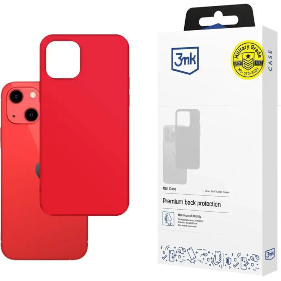 3MK Protection Case For Iphone 13 Mini Series 3MK Matt Case - Red - (137299-0)