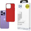 3MK Protection Case For Iphone 14 Pro From The 3MK Matt Case Series - Red - (143911-0)
