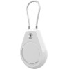 Hurtel Apple Airtag Case Waterproof With Steel Cable - Black + White (2 pieces) - (WAT-61-0Y3S)