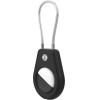Hurtel Apple Airtag Case With Steel Cable - Black + White (2 pieces) - (WAT-43-0Y3S)