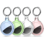 Hurtel Apple Airtag Waterproof Case - transparent, green, blue, Pink - 4 Pieces - (WAT-05-0Y1S)