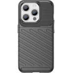 Hurtel Armored Iphone 15 Pro Thunder Case - Black - (Thunder Case Iphone 15 Pro BLACK)