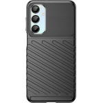 Hurtel Thunder Case For Samsung Galaxy A16 / A16 5G Silicone Armored Cover - Black - (Thunder Case Samsung A16 / A16 5G Black)