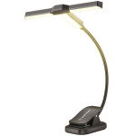 Glocusent Tri-Head Book Light USB-C 1000mAh Black - (GLCSNTA2302)