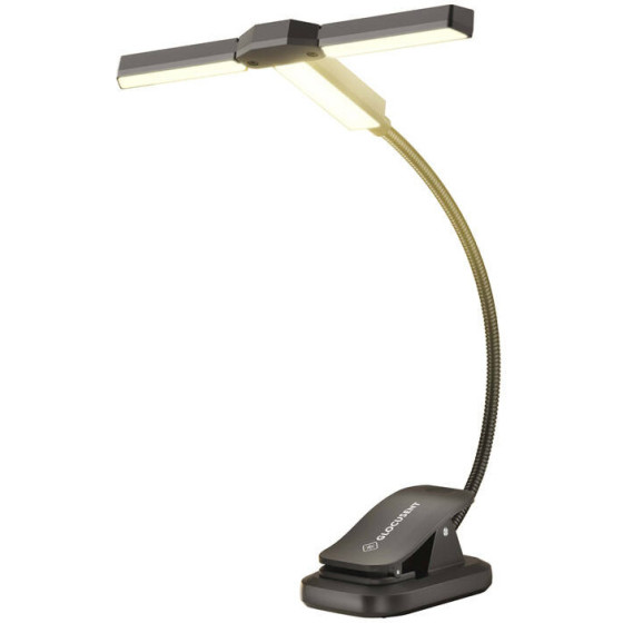 Glocusent Tri-Head Book Light USB-C 1000mAh Black - (GLCSNTA2302)