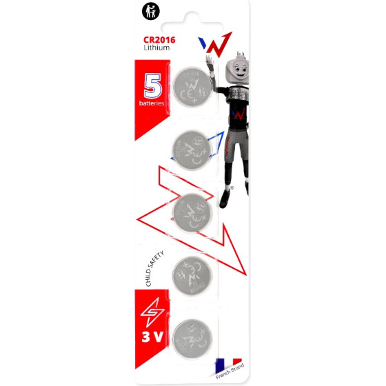 Wonder Buttoncell Lithium 3V ���. 5 - (CR2016)
