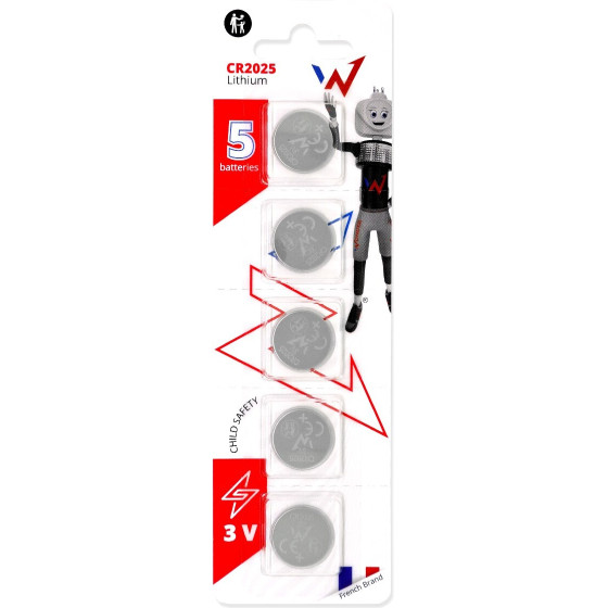 Wonder Buttoncell Lithium 3V ���. 5 - (CR2025)