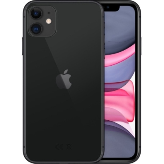 Apple Iphone 11 4G 64GB (4GB Ram) Single-Sim +Esim Black Eu - (MHDA3RM/A)