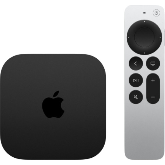 Apple Tv (2022) 4K 64GB Wifi (Media Player ��� Streamer) Black Eu - (MN873CS/A)