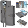 Dux Ducis Lawa Leather Case For Iphone 15 - Gray - (Case Lawa For Iphone 15 Grey)