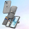 Dux Ducis Lawa Leather Case For Iphone 15 - Gray - (Case Lawa For Iphone 15 Grey)
