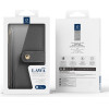 Dux Ducis Lawa Leather Case For Iphone 15 Pro - Gray - (Case Lawa For Iphone 15 Pro Grey)