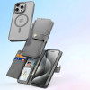 Dux Ducis Lawa Leather Case For Iphone 15 Pro - Gray - (Case Lawa For Iphone 15 Pro Grey)