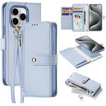 Dux Ducis Lawa Leather Case For Iphone 15 Pro Max - Blue - (Case Lawa For Iphone 15 Pro Max Light blue)