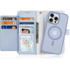Dux Ducis Lawa Leather Case For Iphone 15 Pro Max - Blue - (Case Lawa For Iphone 15 Pro Max Light blue)