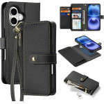 Dux Ducis Lawa Leather Case For Iphone 16 - Black - (Case Lawa For Iphone 16 Black)
