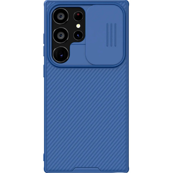 Nillkin Camshield Pro Armored Case With Camera Protector For Samsung Galaxy S24 Ultra - Blue - (Nillkin Camshield Pro Case(Pc And TPU) Samsung Sam Galaxy S24 Ultra Blue)