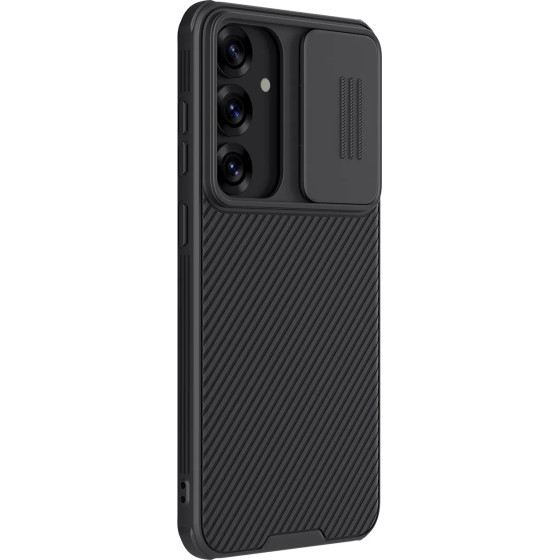 Nillkin Camshield Pro Case For Samsung Galaxy S25 With Camera Cover - Black - (Camshield Pro Case Samsung S25 Black)